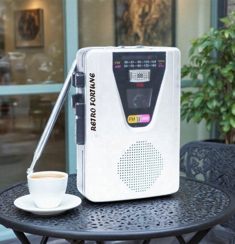 Retro Fortune Portable Audio Cassette Player and Cassette Recorder with AM/FM Radio Cassette Boombox ODM Dropshipping