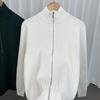 Men's Trendy Light Luxury Zipper Cardigan Sweater - Casual Knitwear Jacket for 2025 Autumn/Winter Season