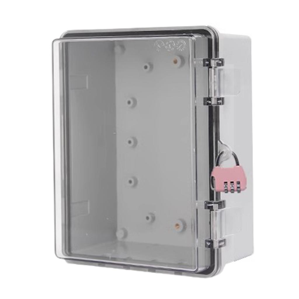 High Strength Plastic Outdoor Electrical Enclosures Weather Resistant Locking Cover For Garden Camping Installations