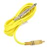 RCA Tattoo Clip Cable Professional Soft Flexible Silicone Tattoo Machine Hook Line for Tattoo Accessories Yellow