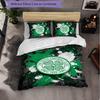 Biancheria da Letto a Tema Celtic FC Set 3 Pezzi Copripiumino Biancheria da Letto Decorativa Per Camera Adolescenti Decorazione Casa