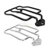 Motocykl 18cm Chrome Black Solo Seat Zadní blatník Držák nosiče zavazadel Police pro Harley Sportster Iron XL 883 1200 2004-
