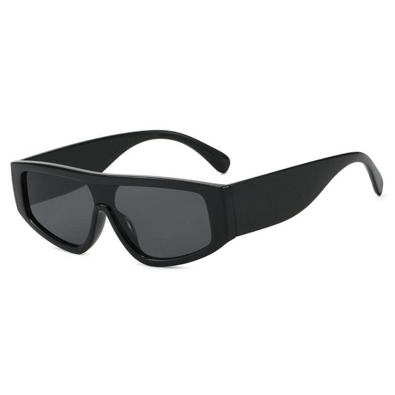 Fashion Cat Eye Integrated Women Sunglasses Luxury Color Matching Frame Design Punk Style Outdoor Travel Men Glasses Uv400