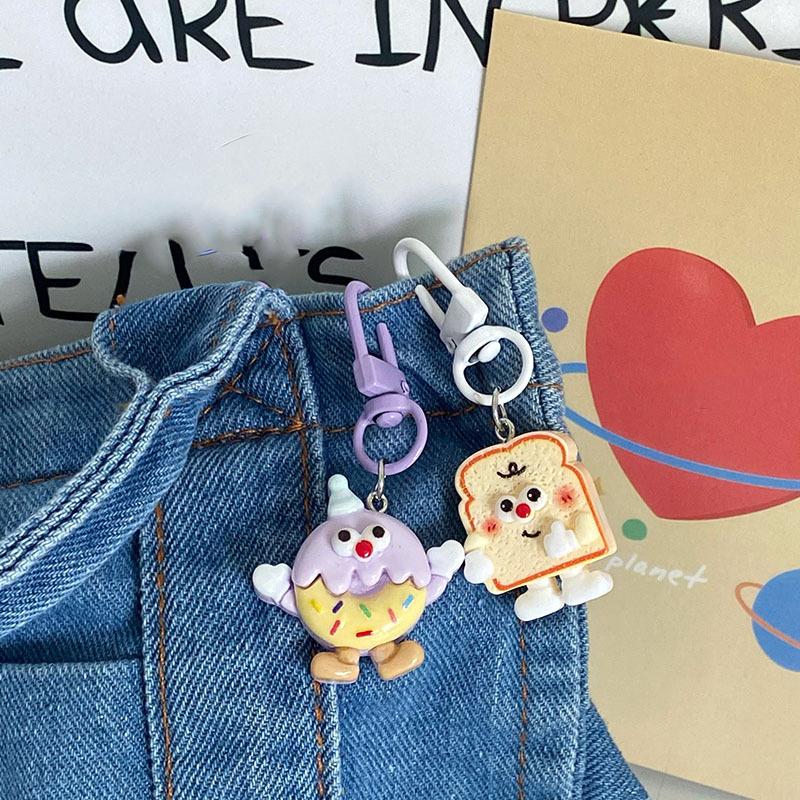 

Kawaii Моделирование Еда Печенье Брелок Подвеска Сумка Брелок Аксессуары Украшение Рюкзака Для Детей Подарки