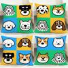Fashion C-CCartoon Dog Cushion Cover Comfortable Reversible Pillow Cover Ideal for Car Sofa Bedroom & Beyond