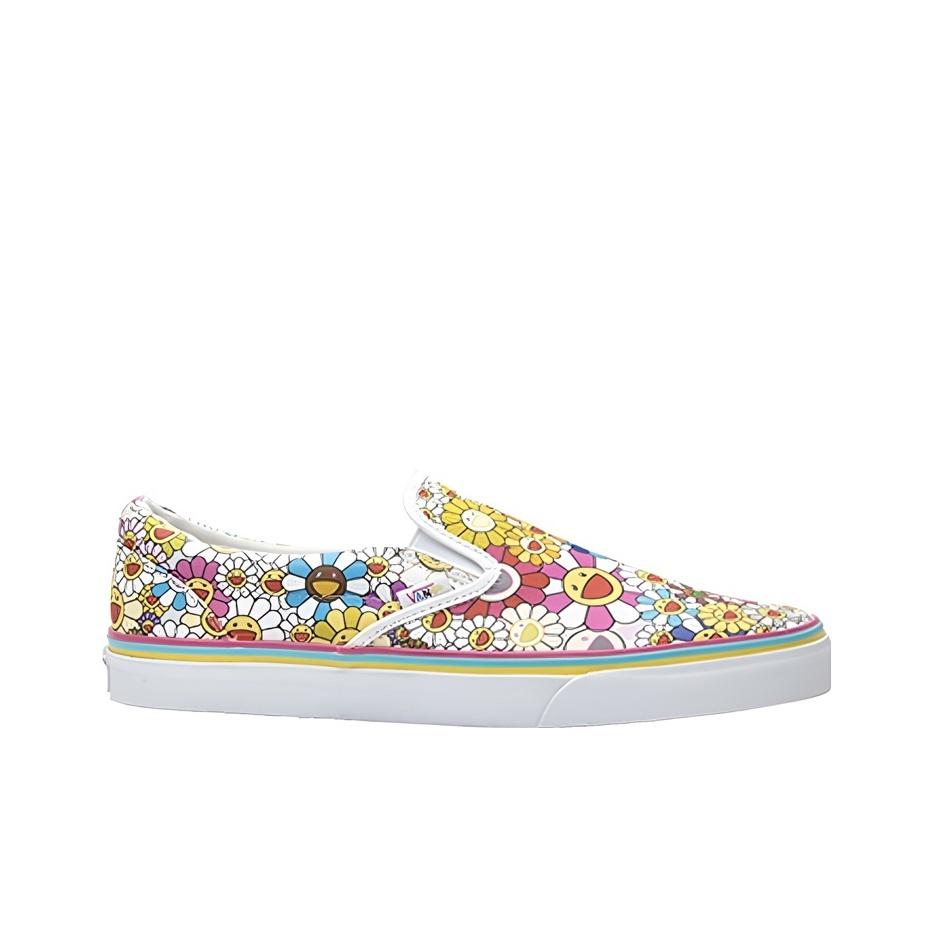Vans Takashi Murakami Klasické Slip-On LX Multi Flower Unisex Tenisky Bílé VN-0ZSIGQC
