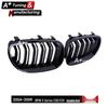 Glänzend Schwarzer Doppellinien-Kühlergrill für BMW 5er E60/E61 (2004-2009)