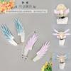 Handmade Angel Feather Hair Clip Anime Cosplay Lolita Style Sweet Girl Headwear Accessory