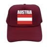 Cappellino da Baseball Bandiera Austriaca Fresco Estivo Unisex Rete Traspirante Cappello per Fan del Paese Cappellino Trucker Unisex Cappellini in Rete Traspirante per Esterno