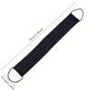 Men'S Long Handle Exfoliating Back Scrubber - Double Texture Bath Towel with Ergonomic Grip, Durable Polyester & Sponge Material