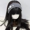 Angel Miffy Rabbit Korean-Style Gray Wide-Brim Headband - Cute Cartoon Hair Accessory for Girls