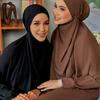 New Solid Color Headscarf Fast Selling Middle East Dubai Turkey Shawl Headscarf Fashionable Accessory