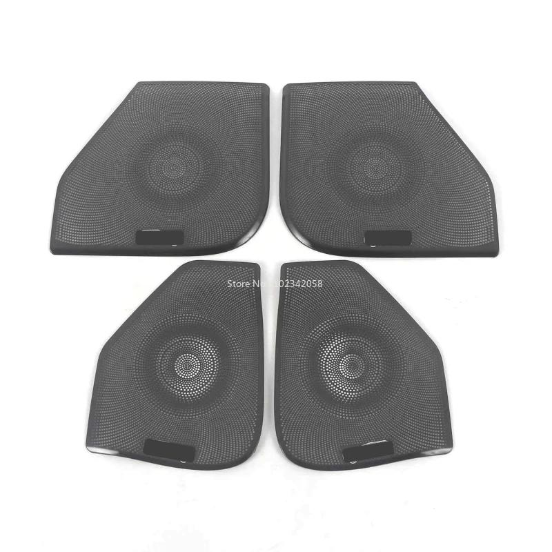 For Toyota Land Cruiser 300 LC300   2024 Car Speaker Cover Stainless Steel 4 Door Loudspeaker Sound Pad Trim Accessories