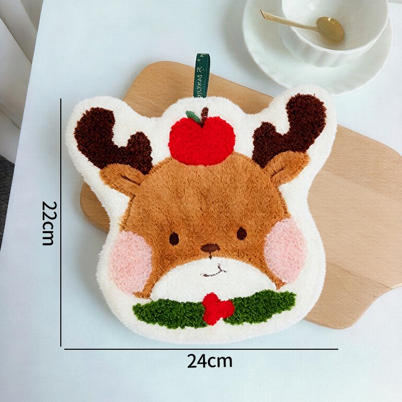 Christmas Hand Towels Absorbent Towel for Kitchen Bathroom Hanging Towels for Hands Christmas Decorations 2026 Navidad
