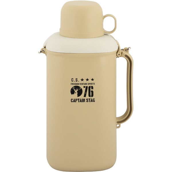 

Captain Stag Ue 2039 [сумка-холодильник для бутылок для животных 2 л с пакетом льда бежевый]