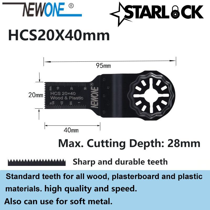 Oscillating Tool Saw Blades S9, 9pcs Blade for Wood, Plastic, Soft Metal Cutting