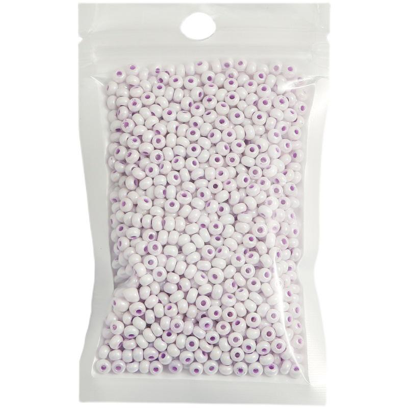 Iriserende porselensfrøperler: 2/3/4mm Ensfarvet, Ideell for DIY Armbåndslaging