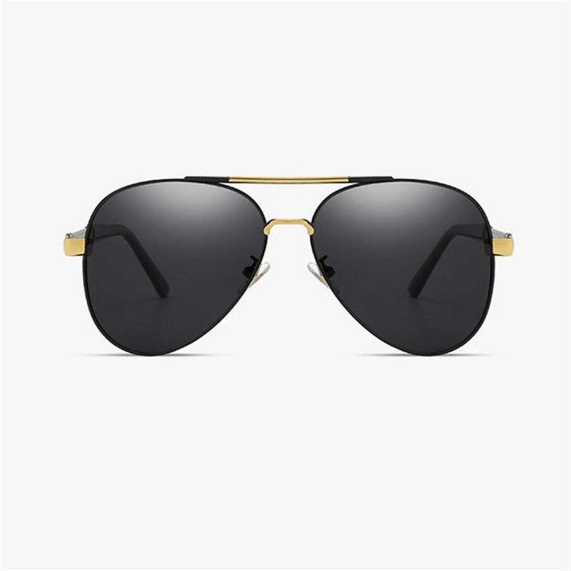 Óculos De Sol Polarizados Masculino - UV400 Com Lentes Espelhadas E Armação Em Acetato