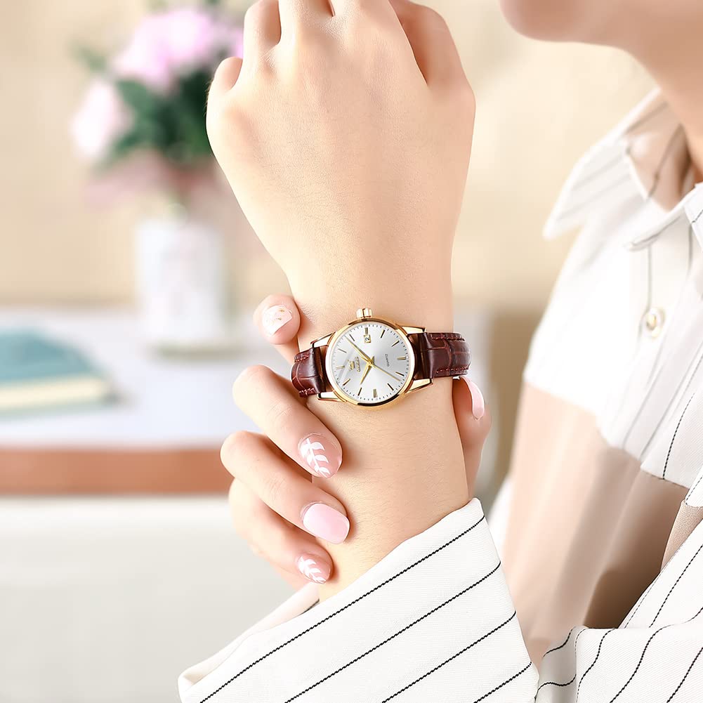 OLEVS Japanese Quartz Classic Luminous 30M Water Business Gift Watch for Women Women's Watch, Movement, Dial, Hands, Resistant, Watch, Popular,
