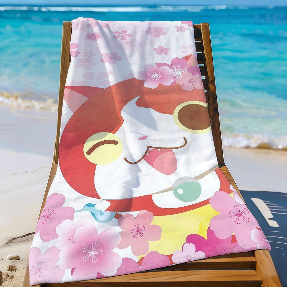 Manga Game Y-Yo-KaiS W-Watch-S Towel Sports Quick Dry Travel Camping Gear Sandproof Soft Light Large Beach Towel