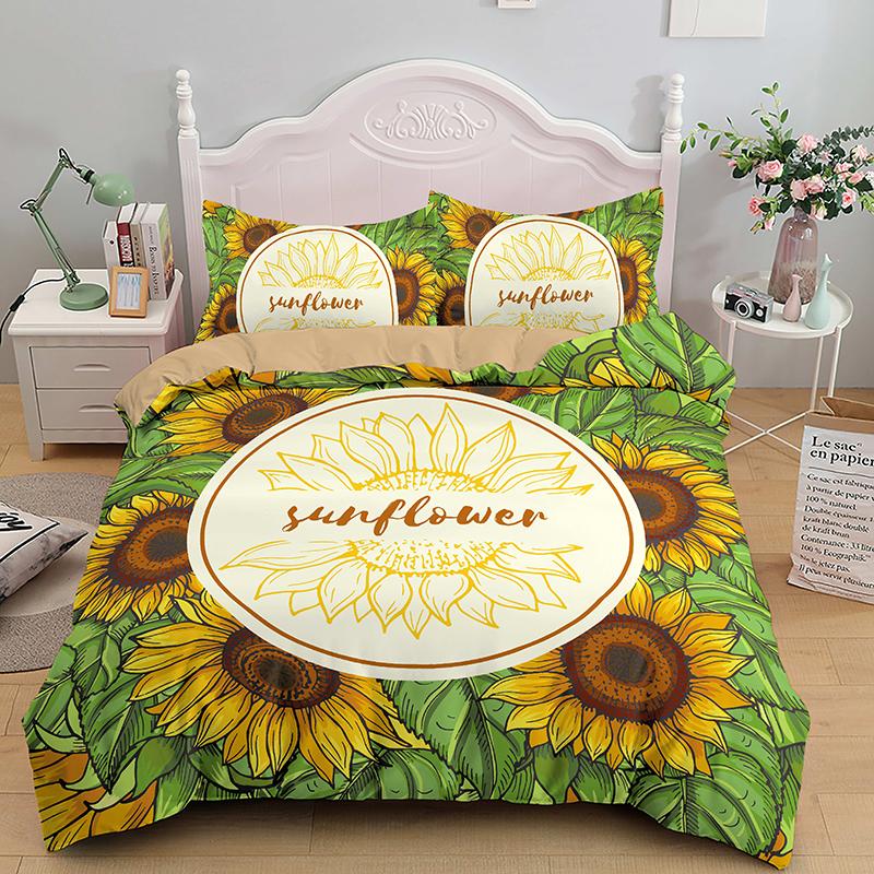 High-End Premium 3D Colorful Flowers King Quen Double Soft Duvet Cover Floral Beding Set Women Comfortable Quilt Cover Black Warm Comforter Cover