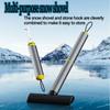 2 in 1 Snow Cleaning Scraping Tool Zinc Zinc Alloy Ice Breaker Car Windshield Ice Scraper  Clearing Stone