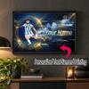 Lionel Messi Custom Name Text 5D Diamond Painting Kit DIY Full Drill Diamond Art Decoration