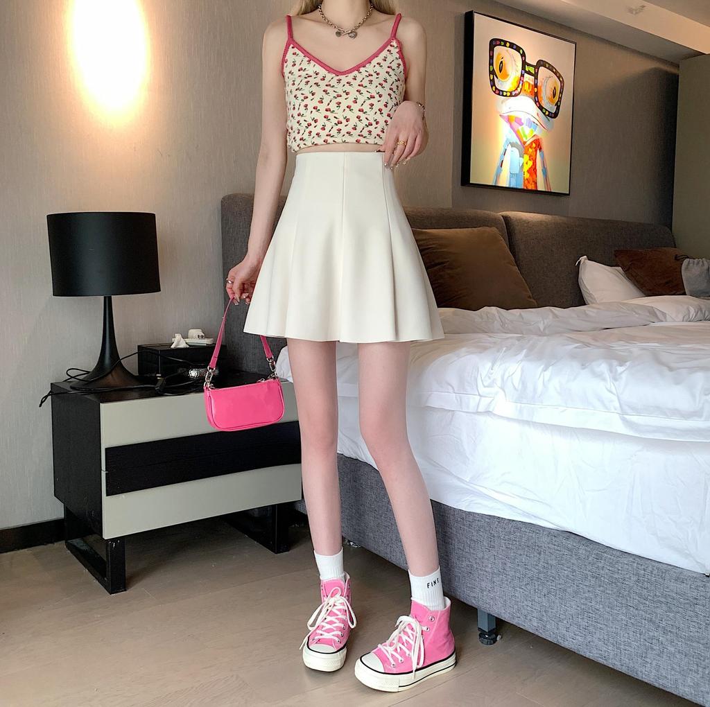 Summer Princess A-Line Skirt: Fresh, Sweet, Non-Iron Women's Fashion 2026