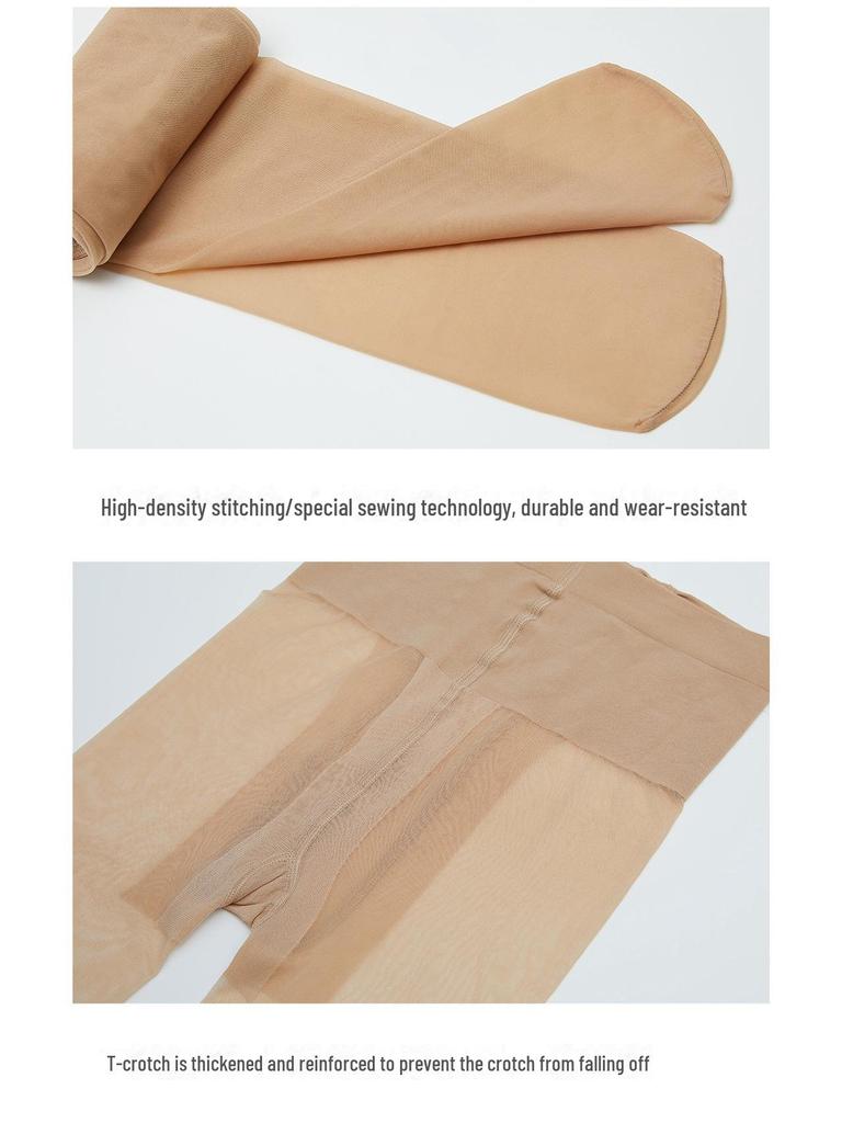 Fenna Silk Pantyhose: 12D Super Dense, Anti-Snag, T-Crotch for Spring/Summer