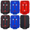 Rubber Car Key Fob Cover Silicone Protector Case for Chevrolet Suburban Tahoe Colorado Silverado GMC Canyon Sierra Yukon