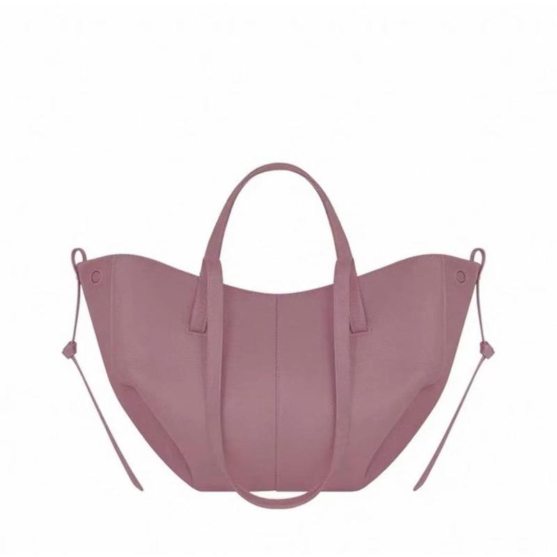 PENE Wing Bag Cyme Large Capacity Portable Shoulder Tote Bag Genuine Leather Women's Bag Underarm Bag Cowhide