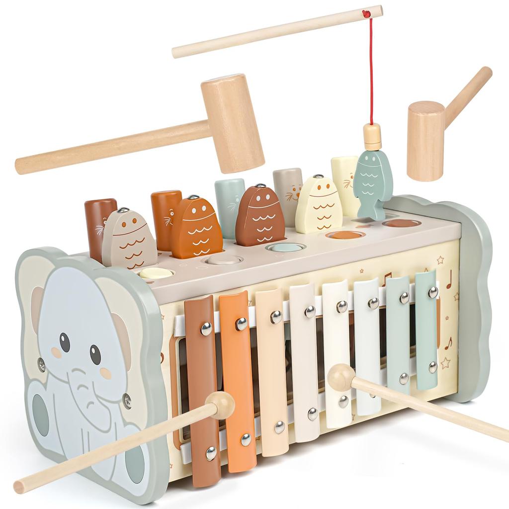 Montessori Oyuncakları Erkek Kız Eğitim Oyuncakları Ahşap Oyuncaklar 1 2 3 Yaş Doğum Günü Hediyeleri Çekiç Oyuncakları Parmak Ucu Eğitimi Montessori Öğretim Araçları