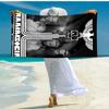 1pc Rammstein3 Beach Towel, Comfortable and Thick, and Swimming/Bath/Picnic/Camping Towel, Suitable for Seaside Beaches