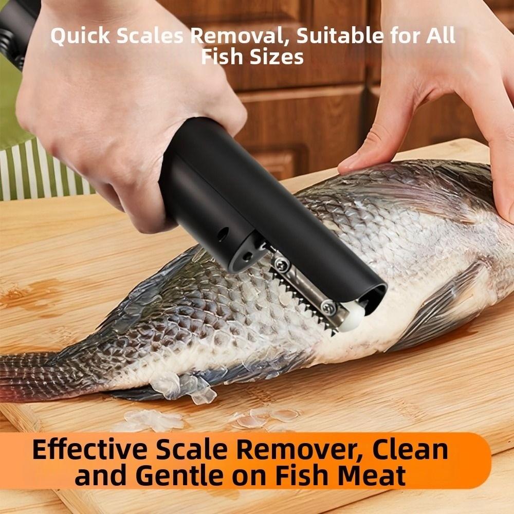 Safe Electric Fish Scaler Rotating Fish Scale Remover Fish Cleaning Tools  Fishing Tools