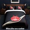 Aberdeen FC Design Bed Bedding Set 1 Duvet Cover + 2 Pillowcases Soft Breathable Household Bed Linens