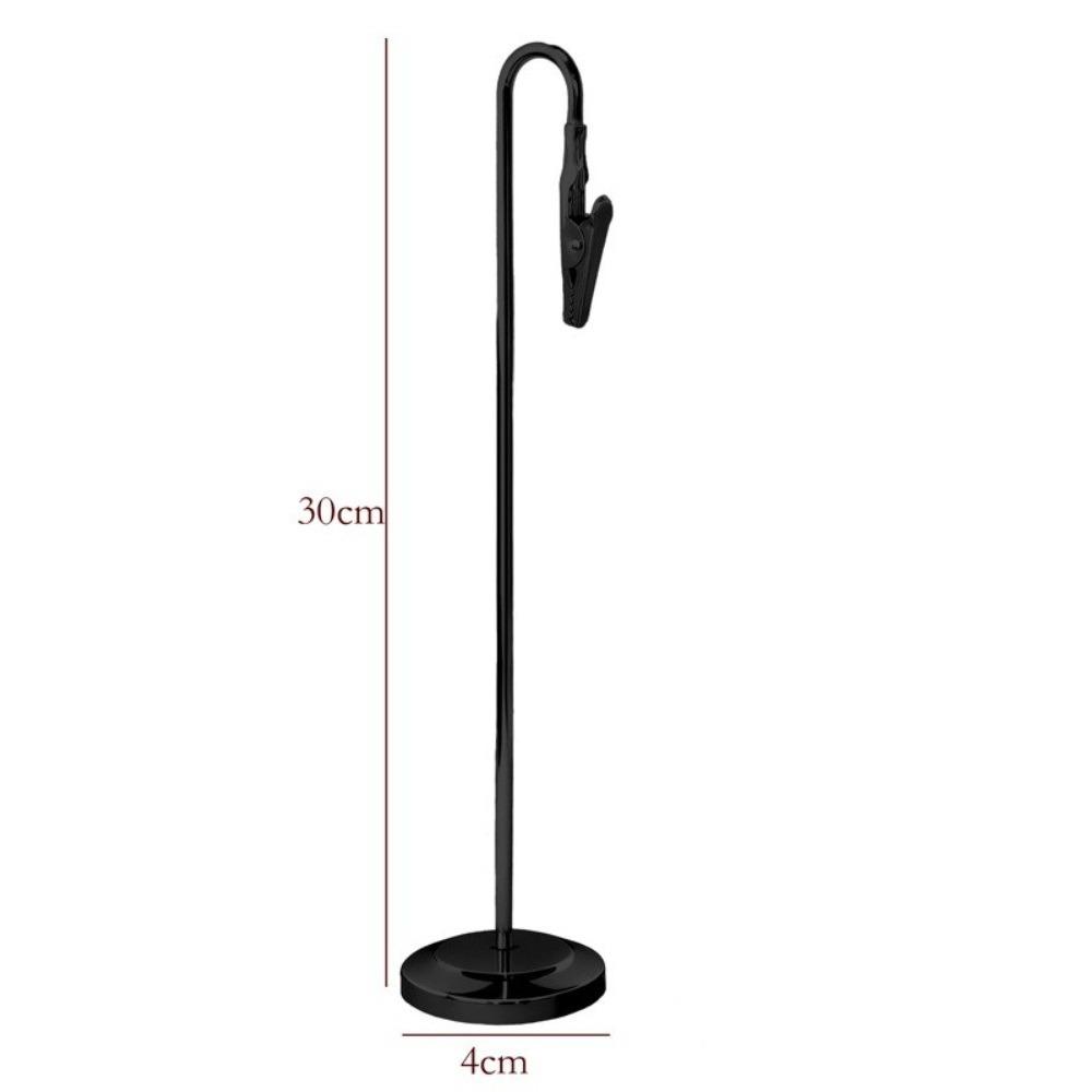 Romantic Metal Place Card Holder Metallic Photo Clip Stand  Desktop Decoration