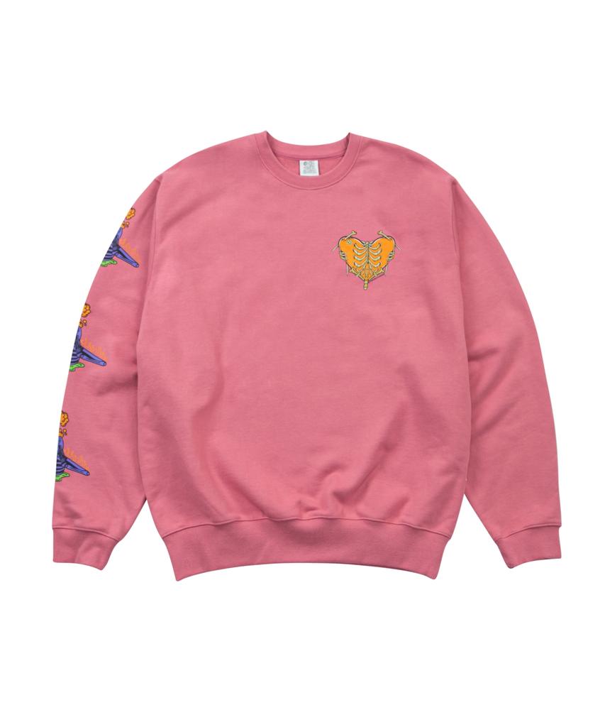 THEVINYLHOUSE Fall In Love Sweatshirts Pink (Vh2Dfum445A)