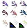 Novelty Skeleton Hand Keychain Creative Skull Hand Key Ring  Collectible Toy