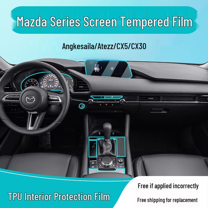 Mazda 3/CX30/CX5/CX50 Center Console & Atenza Screen Protection Film