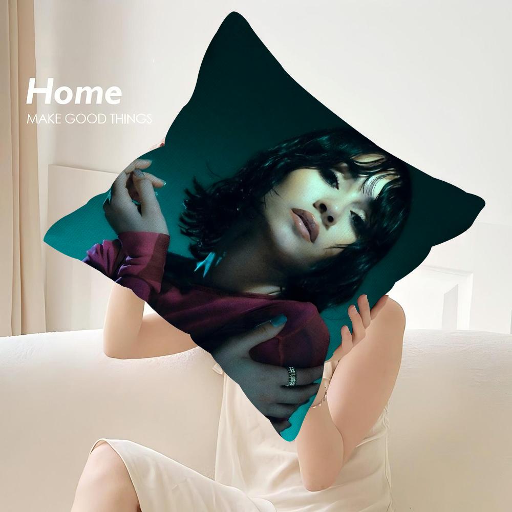 Singer A-Aitana O-Ocanas Pillow Case Sofa Decorative Home Double-sided Print Plush Square Throw Pillow Covers Cushion Decor
