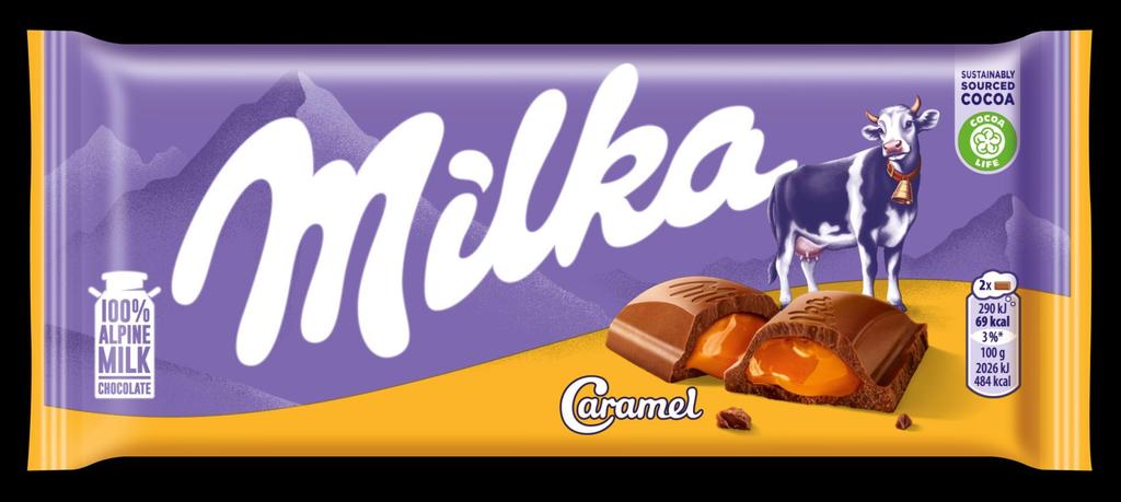 Milka Cioccolato al Latte Caramello 100 g