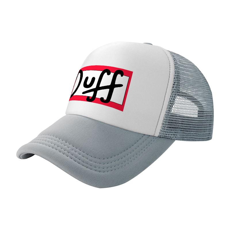 Síťovaná kšiltovka Duff Beer s prodyšným zadním panelem a klasickým snapback designem pro volný čas