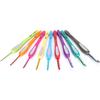 9Pcs Crochet Set Color Plastic Handle DIY HandWoven Sweater Knitting Tools 14cm