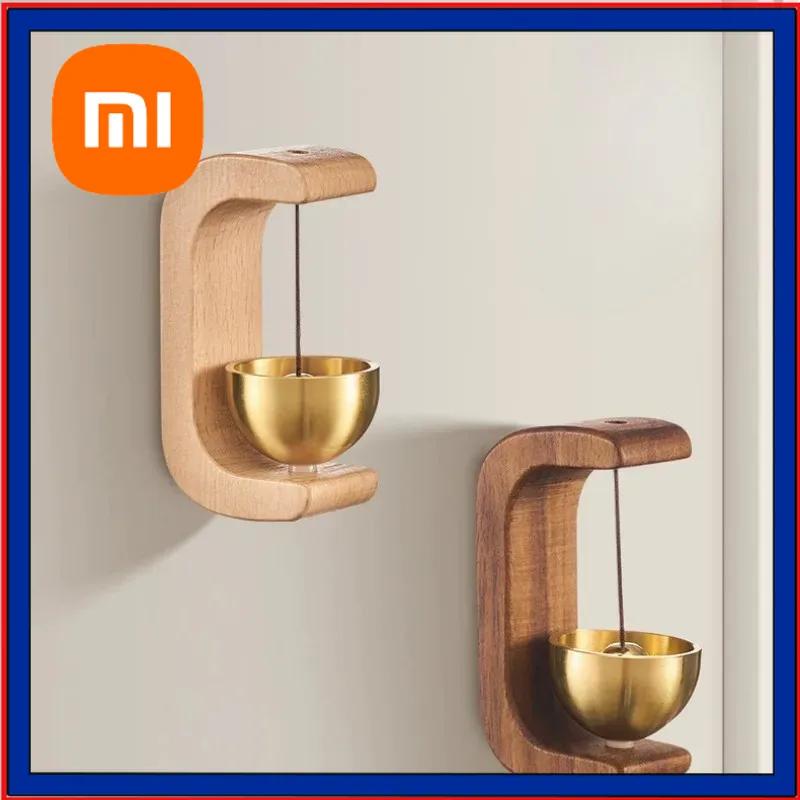 Xiaomi Creative Japanese Style Magnetic Wooden Door Bell Home Entrance Wind Chime Decoration Dopamine Walnut Copper Ornam Wind Chimes