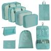 7-Piece Travel Storage Bag Set for Clothing and Luggage Organization
