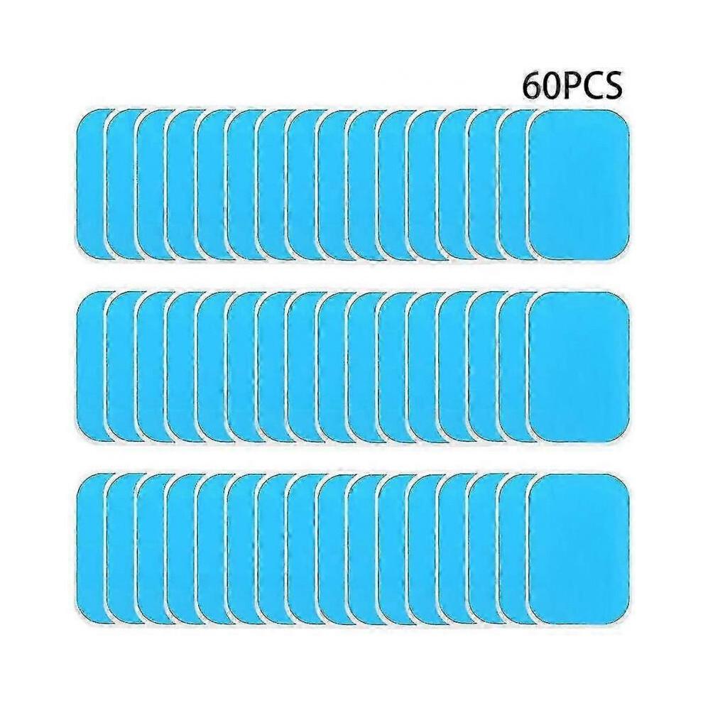 60 Stück EMS-Gelpads für Bauchtrainer - Ersatz-Gelpads für elektrische Muskelstimulation (EMS) Bauchmuskeltrainer