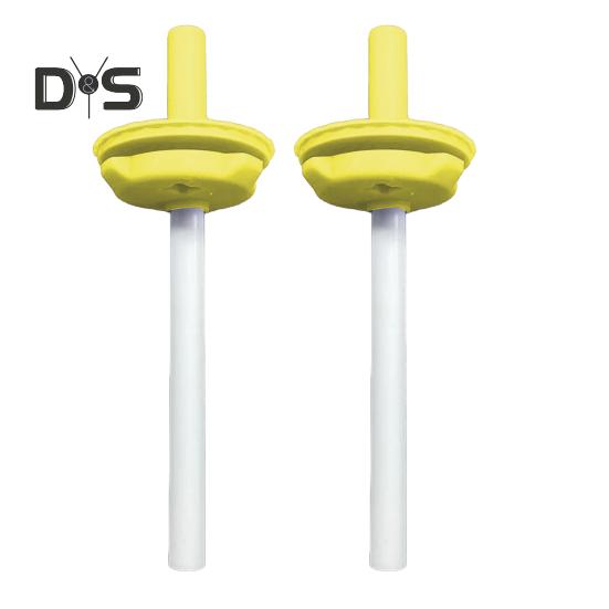 

2 шт. гибкая трубочка для детской бутылки с водой Owala, 12/15 унций, силиконовая крышка без бисфенола А, аксессуары для трубочек, цветочные кружевные края, сменные трубочки для Owala