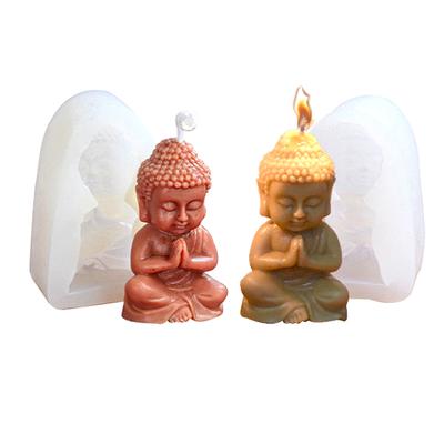 3D Maitreya Silikon Mum Kalıbı Kendin Yap Kilise Buda Yapımı Alçı Epoksi Reçine Aroma Sabunu Çikolata Pişirme Kalıpları Ev Dekorasyonu