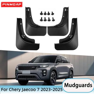 Mudguards for Chery Jaecoo 7 2023-2025 Mud Flaps Exterior Parts Protector Car Flaps Splash Guards Front Rear Wheels Fender