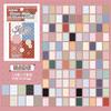 120 Sheets Per Pack Scrapbook Paper Korean-Style M5 Series Minimalist Color-Themed Planner Collage Backgrounds
